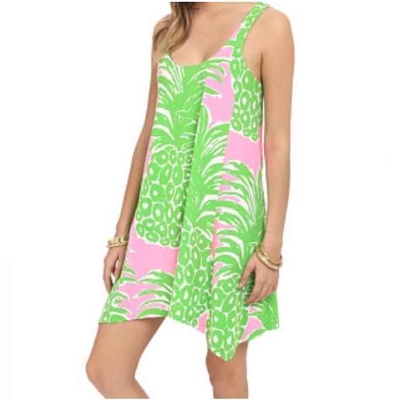 EUC Lilly Pulitzer Monterrey Dress Pink Pout Flamenco - L - Picture 3 of 10